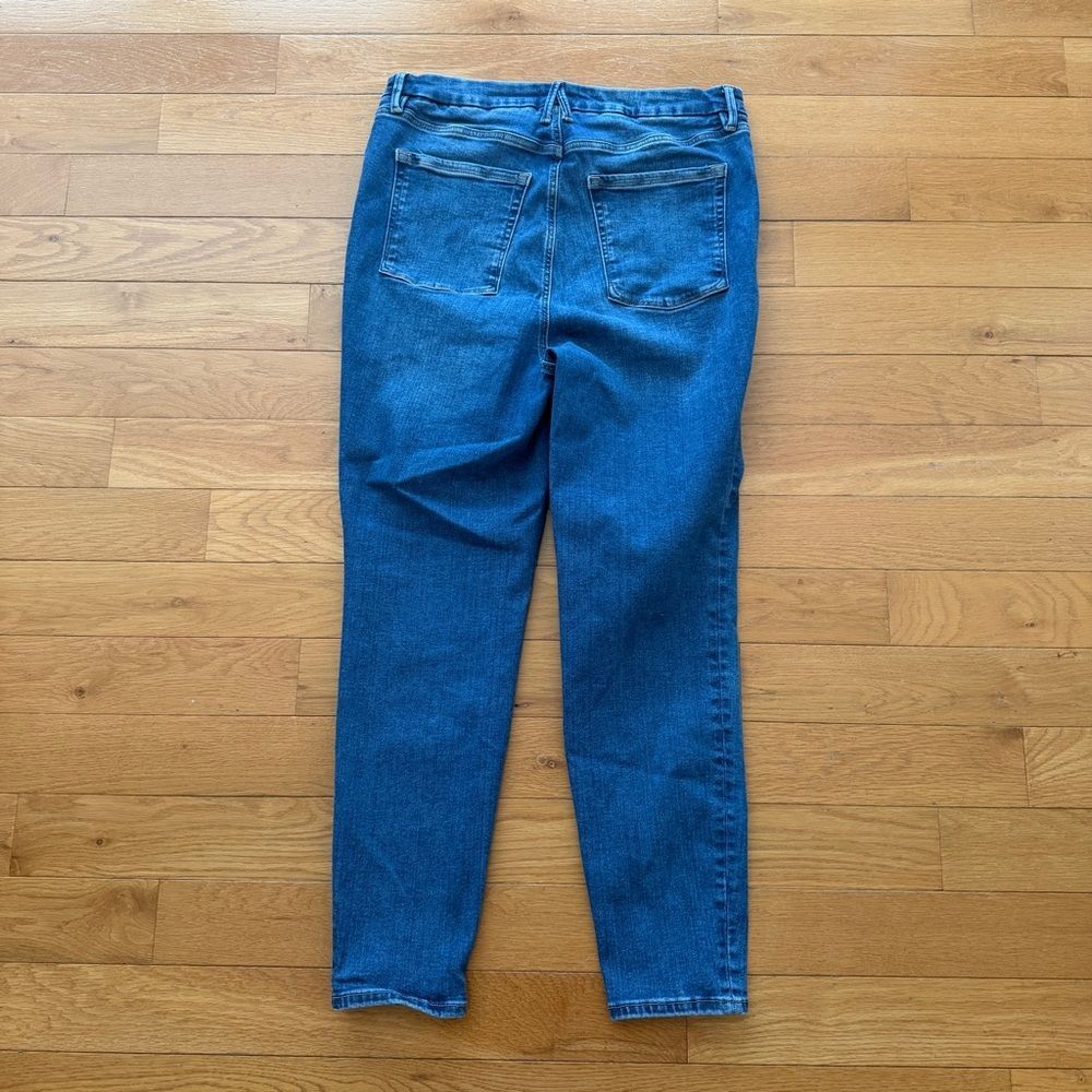 Good American Pull On Power Stretch Straight Leg Jeans Women 5 Plus Size 2X - Picture 3 of 14